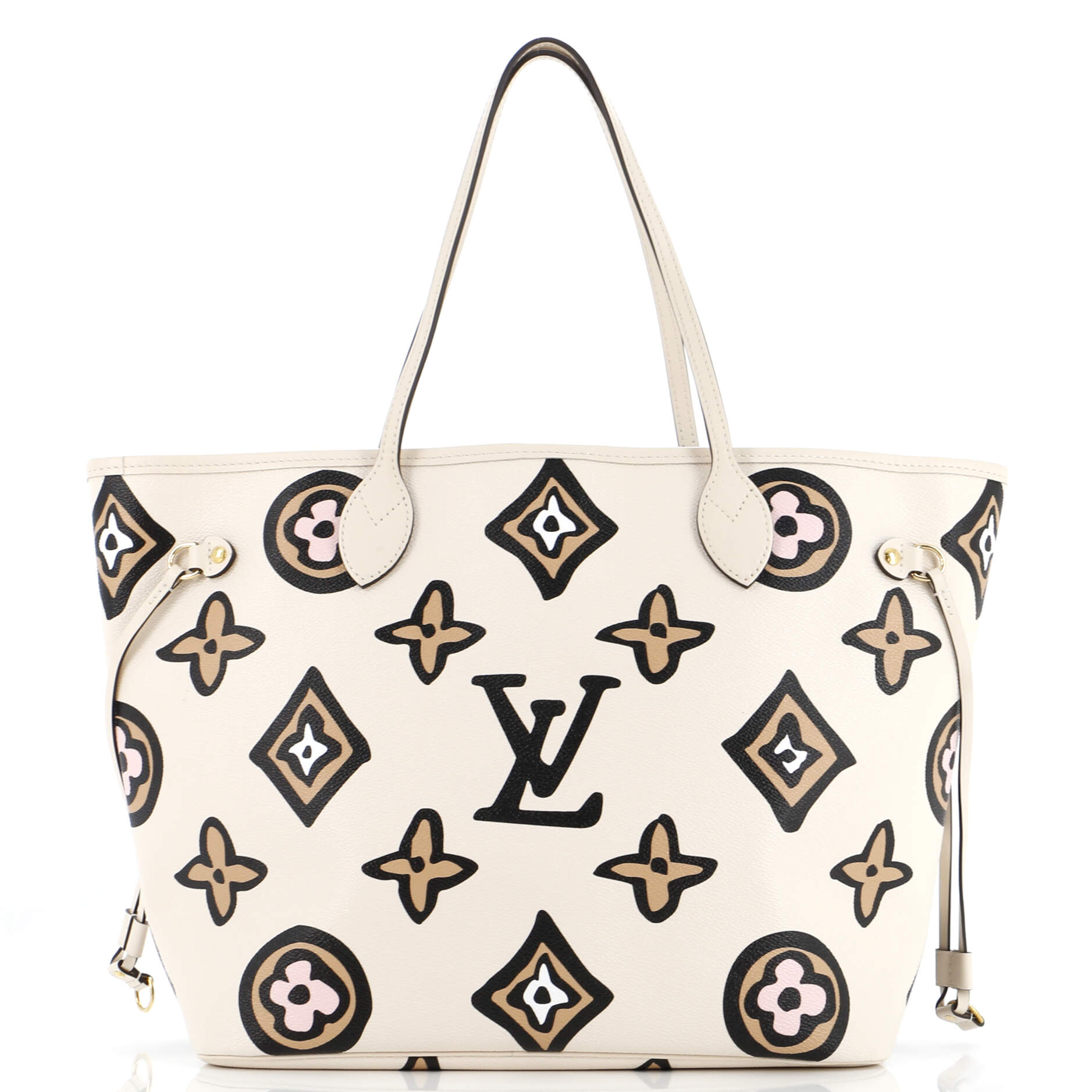 Louis Vuitton Neverfull Nm Tote Wild At Heart Giant Monogram Tote Bag
