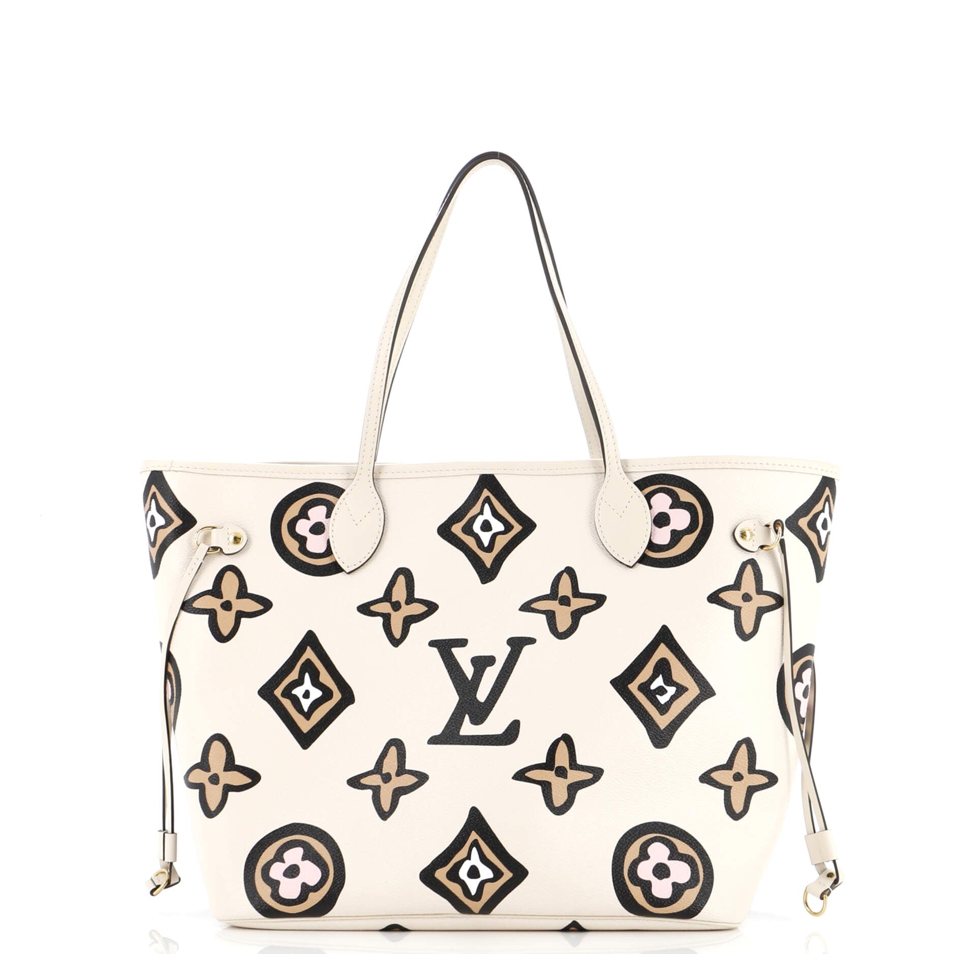 Louis Vuitton Neverfull Nm Tote Wild At Heart Giant Monogram Tote Bag