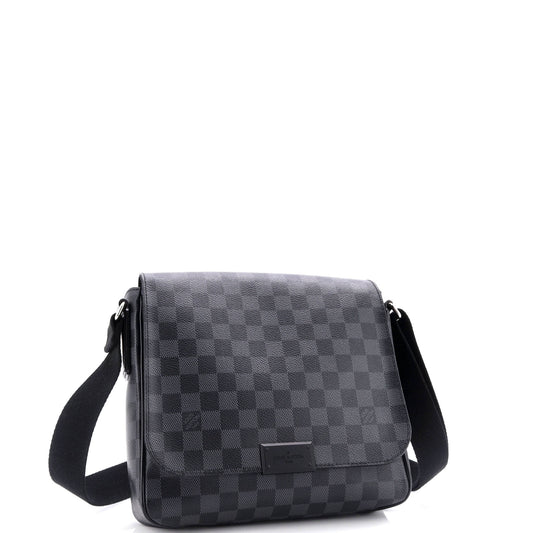Louis Vuitton District Messenger Bag Damier Graphite Pm Travel Bag