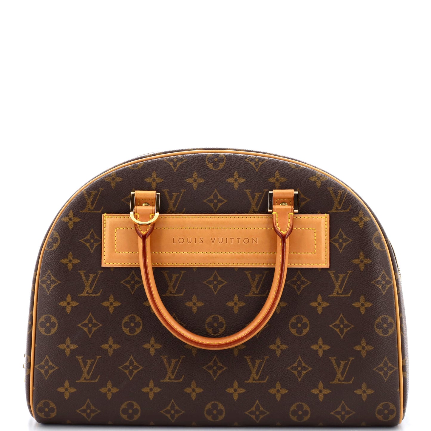 Louis Vuitton Nolita Satchel Canvas Monogram Travel Bag