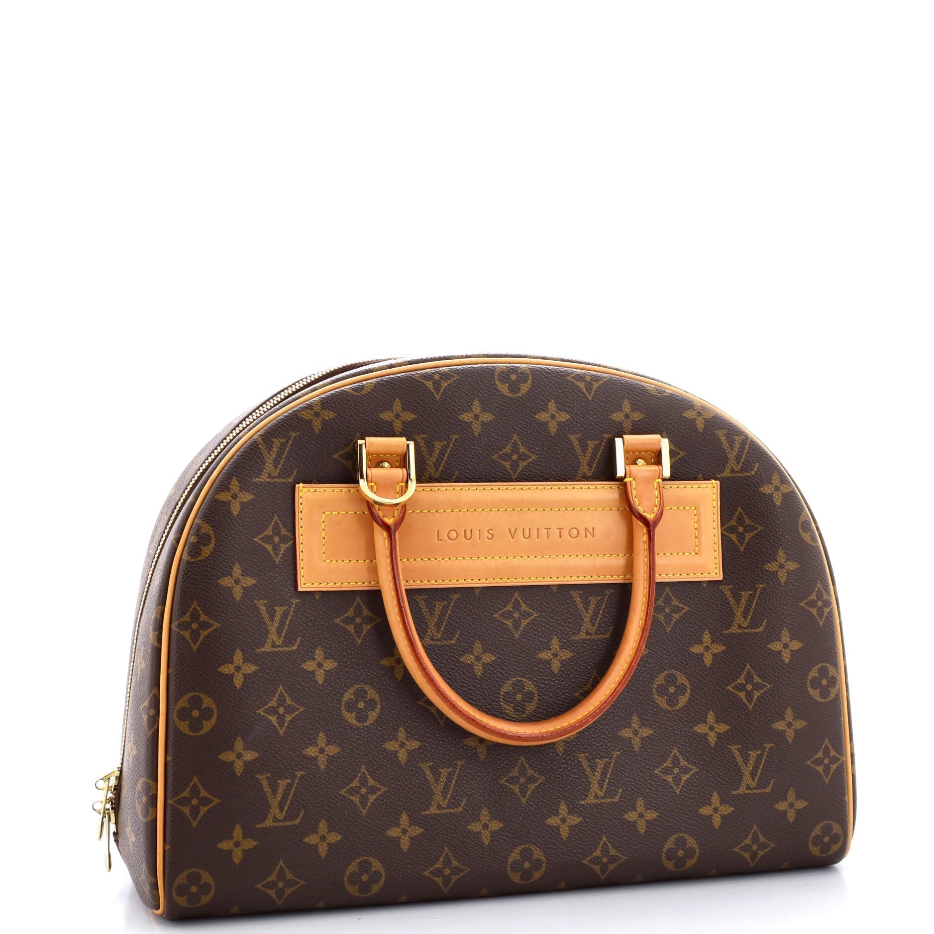 Louis Vuitton Nolita Satchel Canvas Monogram Travel Bag