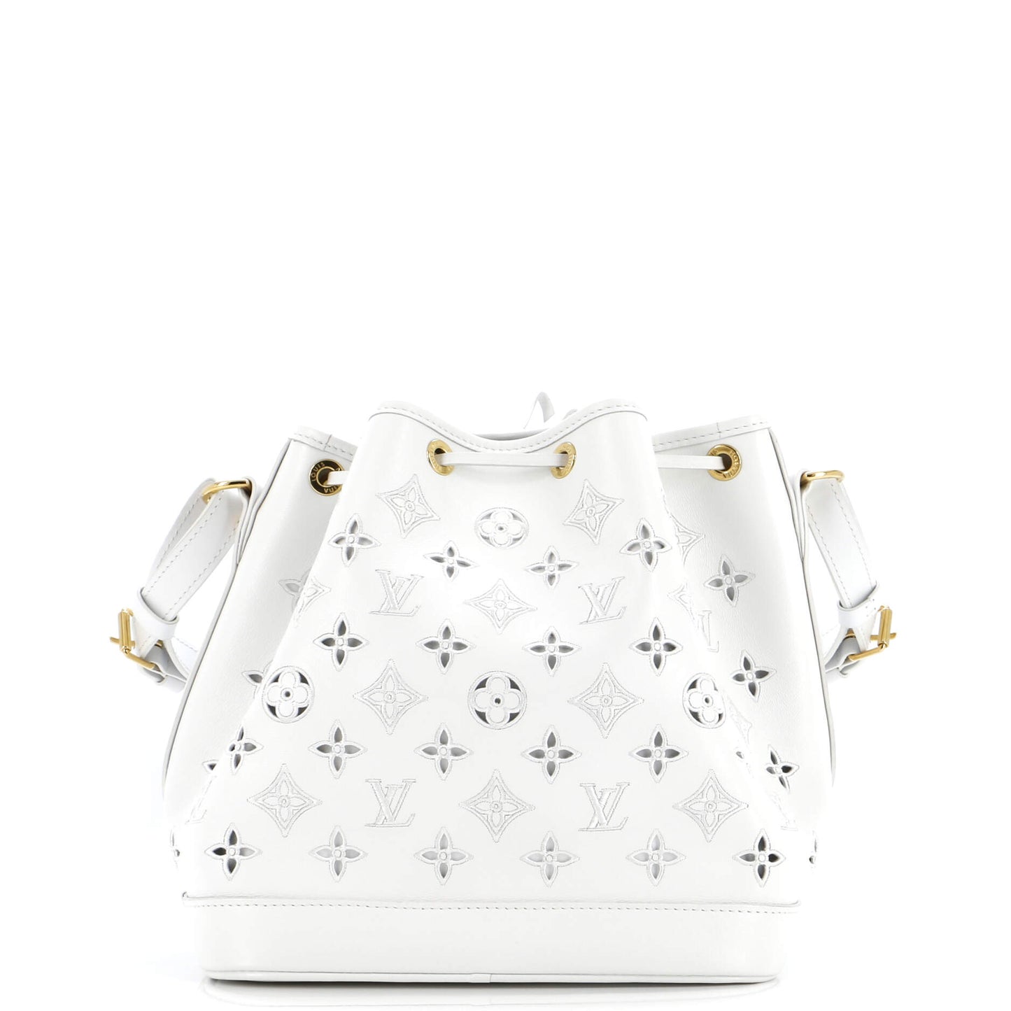 Louis Vuitton Petit Noe Nm Handbag Cutout Broderie Leather Monogram Shoulder Bag Leather 30315348