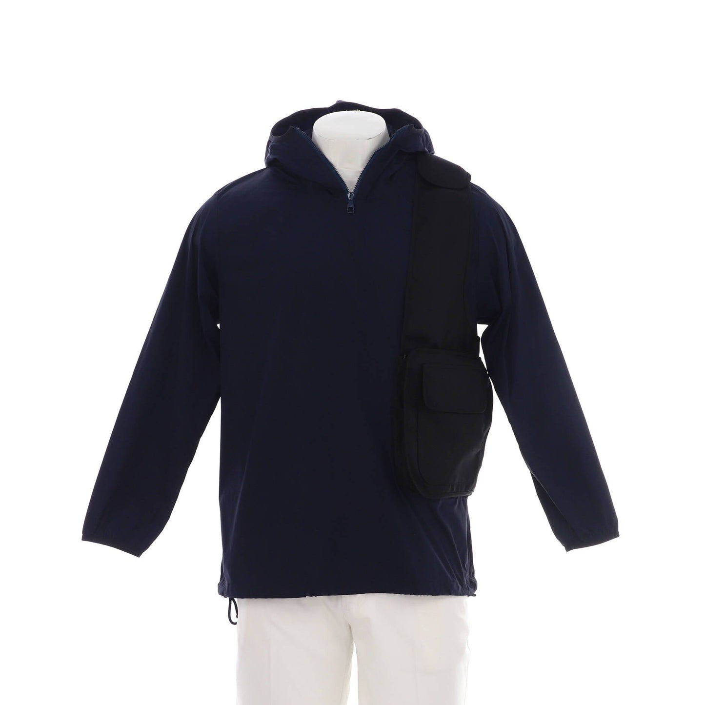 Louis Vuitton Men Hooded Sling Bag Windbreaker Polyamide Crossbody Bag