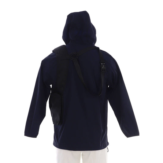 Louis Vuitton Men Hooded Sling Bag Windbreaker Polyamide Crossbody Bag