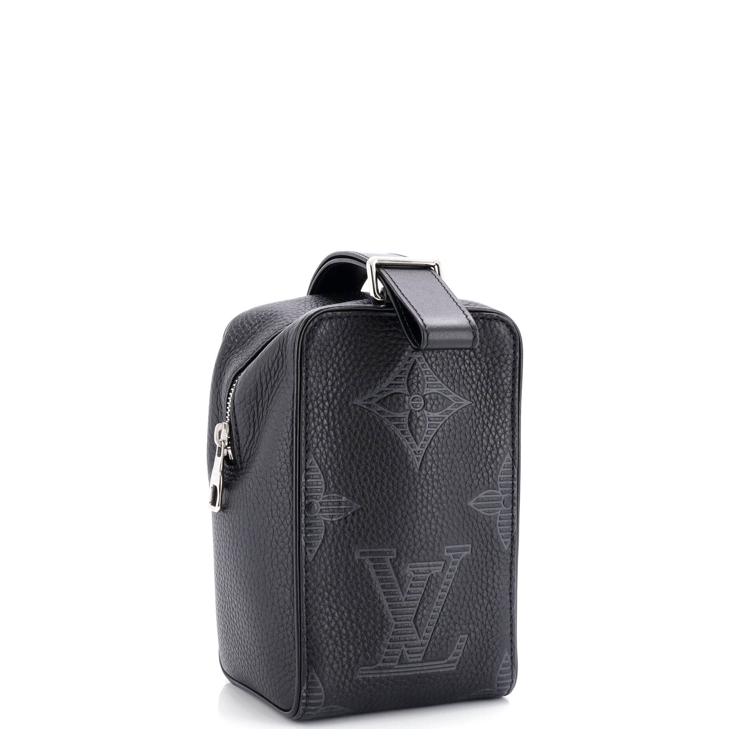 Louis Vuitton Wash Pouch Shadow Giant Taurillon Clutch Bag Leather Monogram Leather 30315375