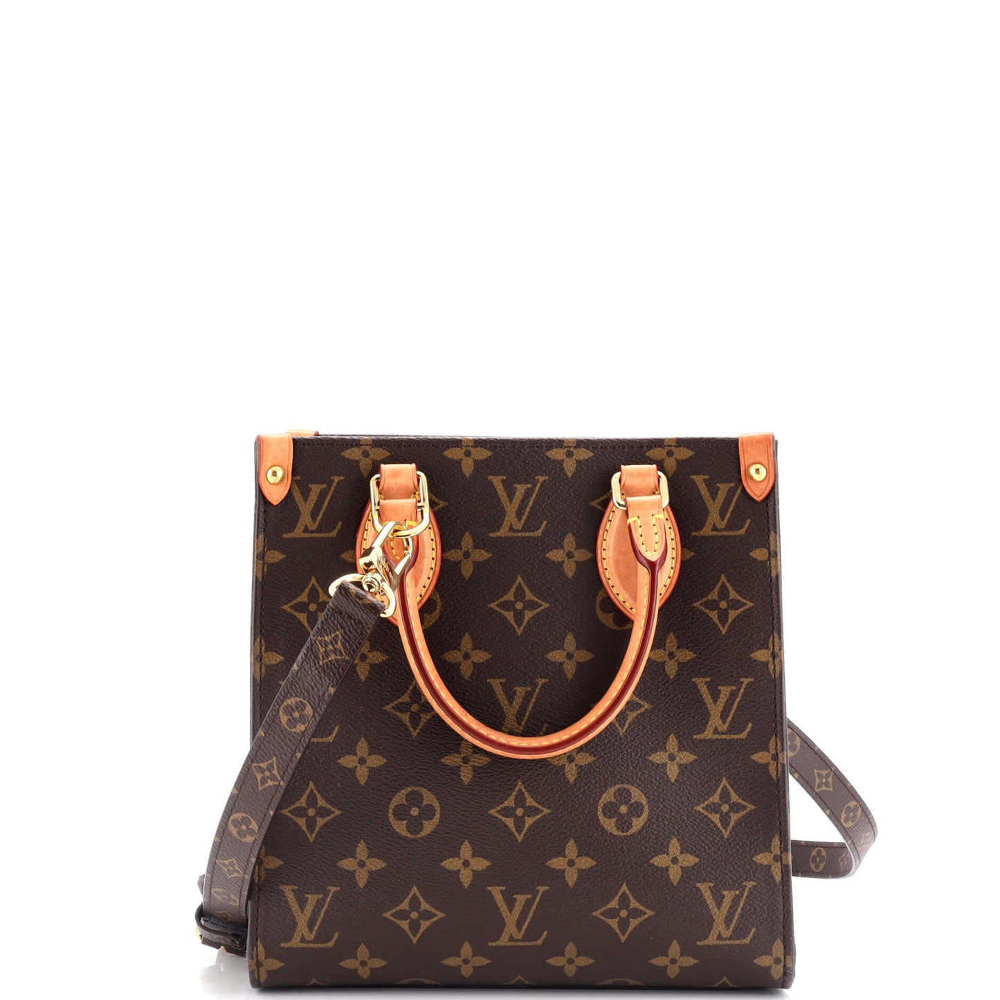 Louis Vuitton Sac Plat Nm Bag Bb Canvas Monogram Tote Bag