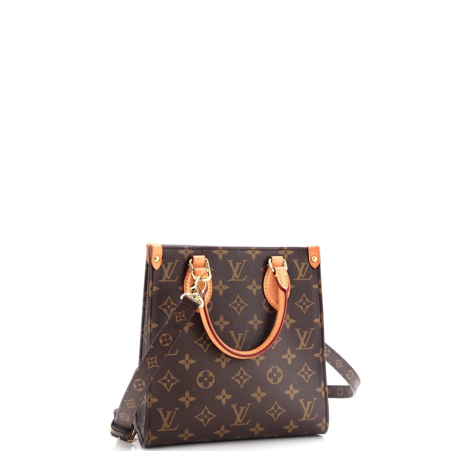 Louis Vuitton Sac Plat Nm Bag Bb Canvas Monogram Tote Bag