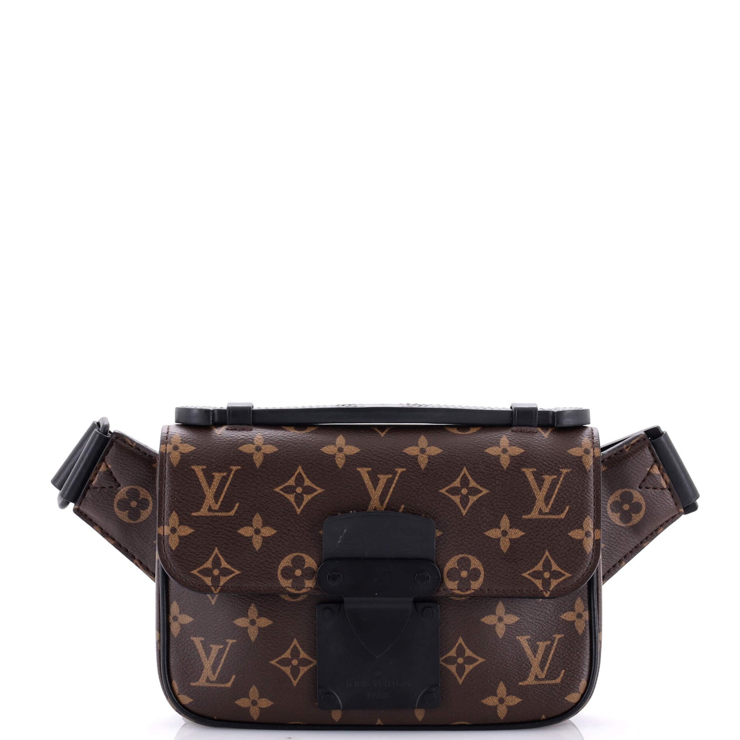 Louis Vuitton Lock Sling Bag Macassar Canvas Monogram Crossbody Bag Canvas 3032371