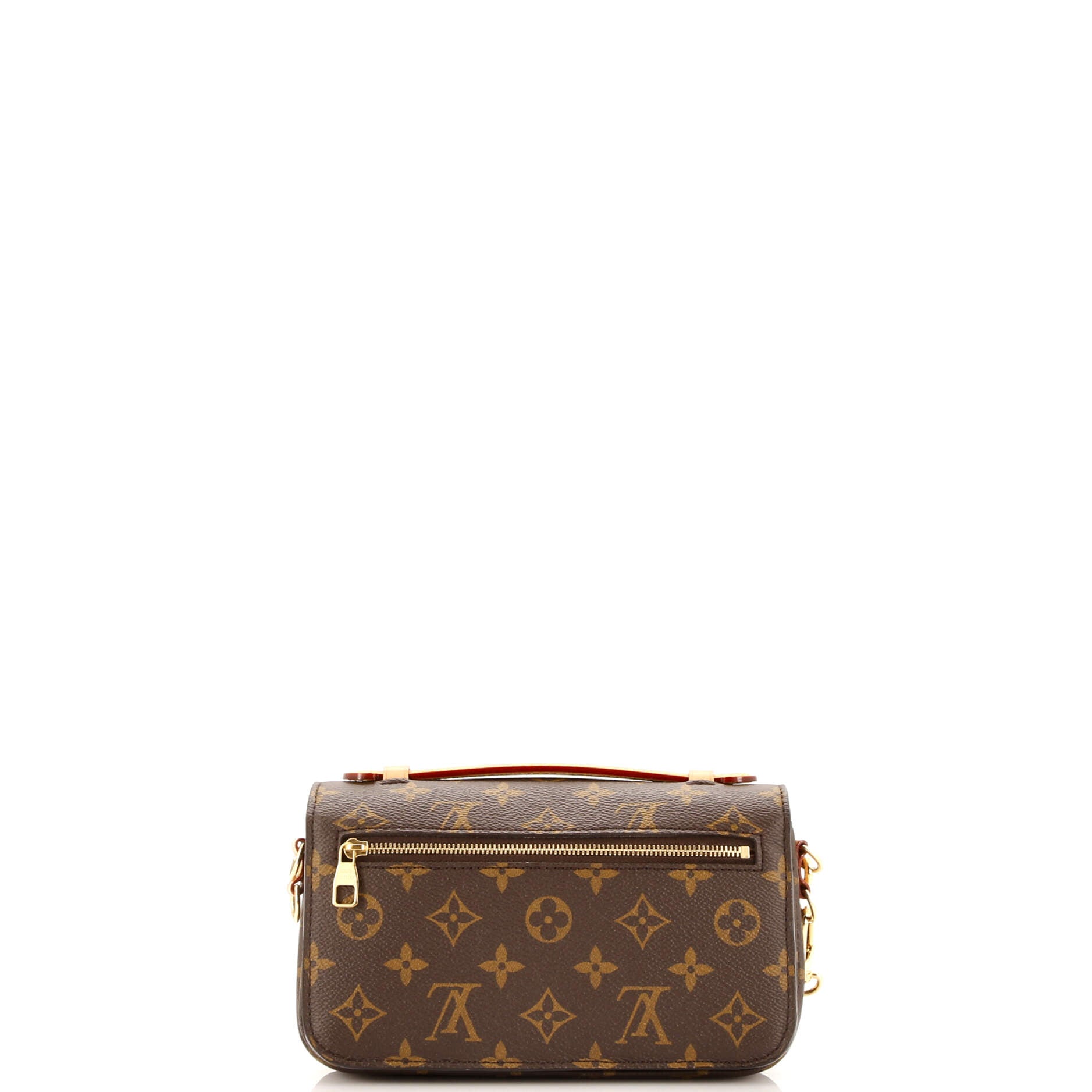 Louis Vuitton Pochette Metis East West Handbag Canvas Monogram Travel Bag