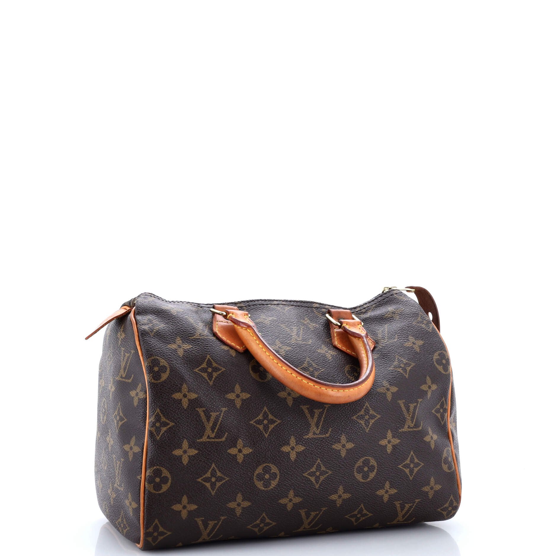 Louis Vuitton Speedy Handbag Canvas Monogram Travel Bag Canvas 253032551