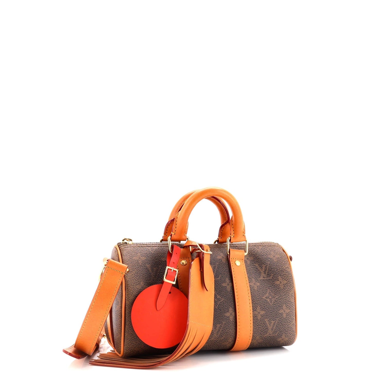 Louis Vuitton Keepall Bandouliere Bag Dust Monogram Travel Bag