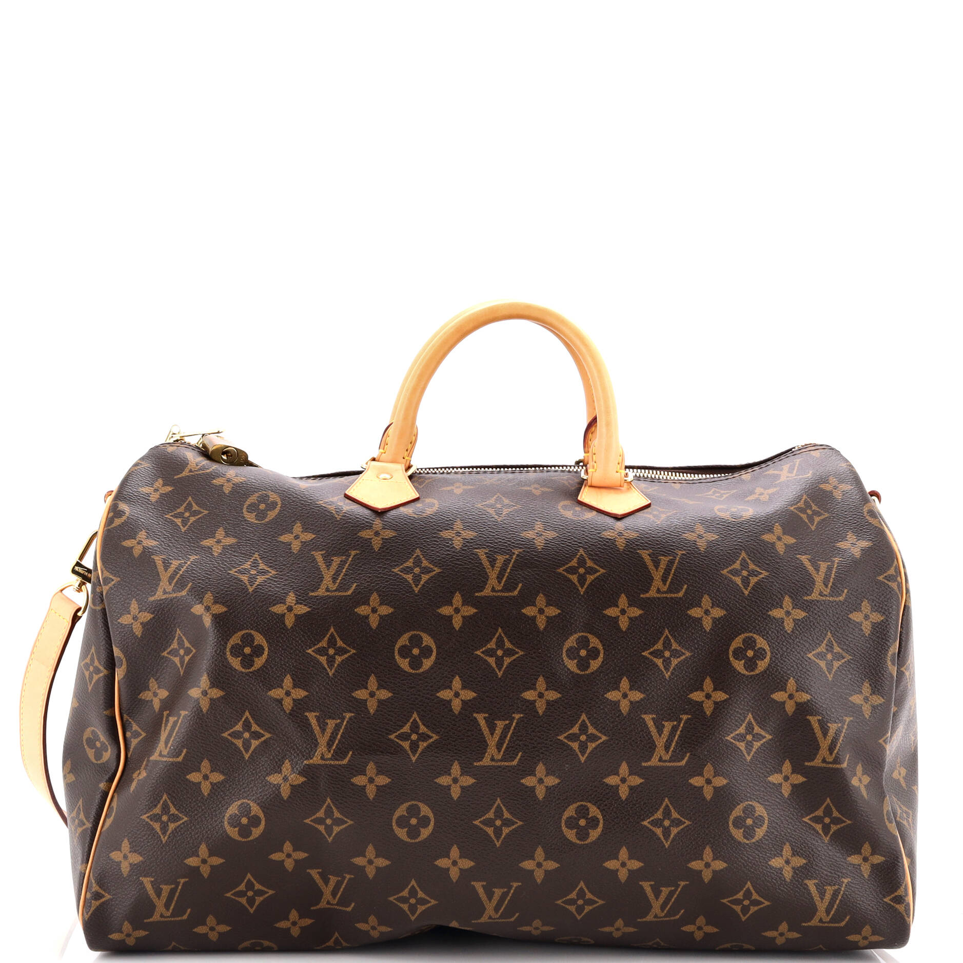 Louis Vuitton Speedy Bandouliere Bag Canvas Monogram Travel Bag Canvas 403033185