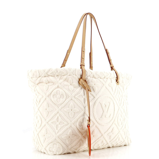 Louis Vuitton LV Lvacation Tote By The Pool Cotton Monogram Tote Bag