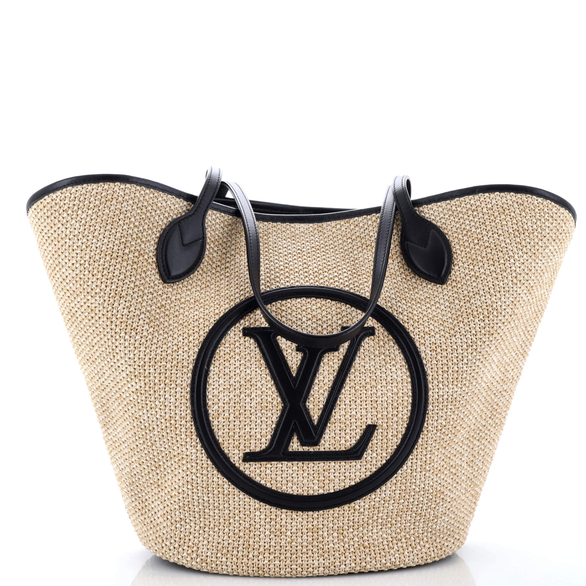 Louis Vuitton Saint Jacques Nm Handbag And Leather Raffia Shoulder Bag Leather 303415150