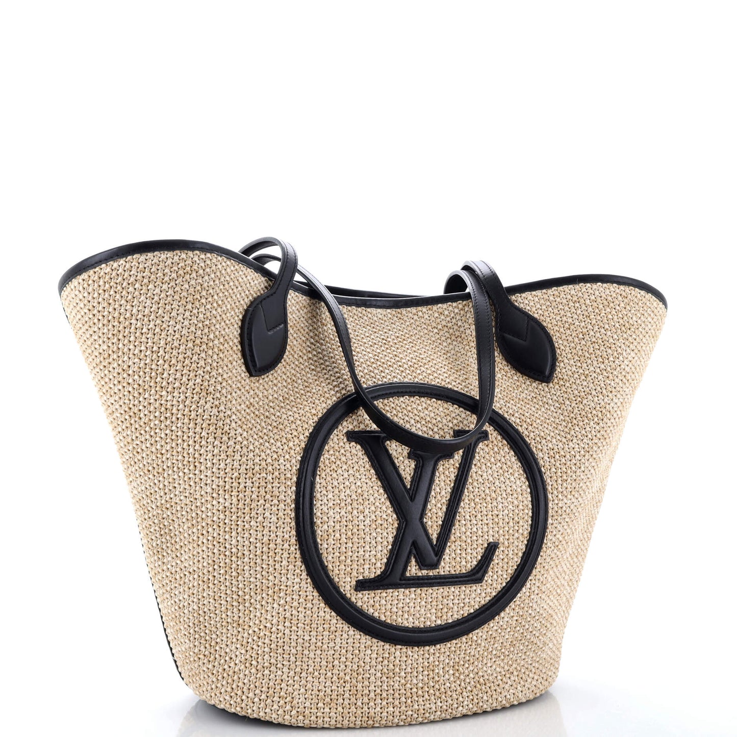 Louis Vuitton Saint Jacques Nm Handbag And Leather Raffia Shoulder Bag Leather 303415150