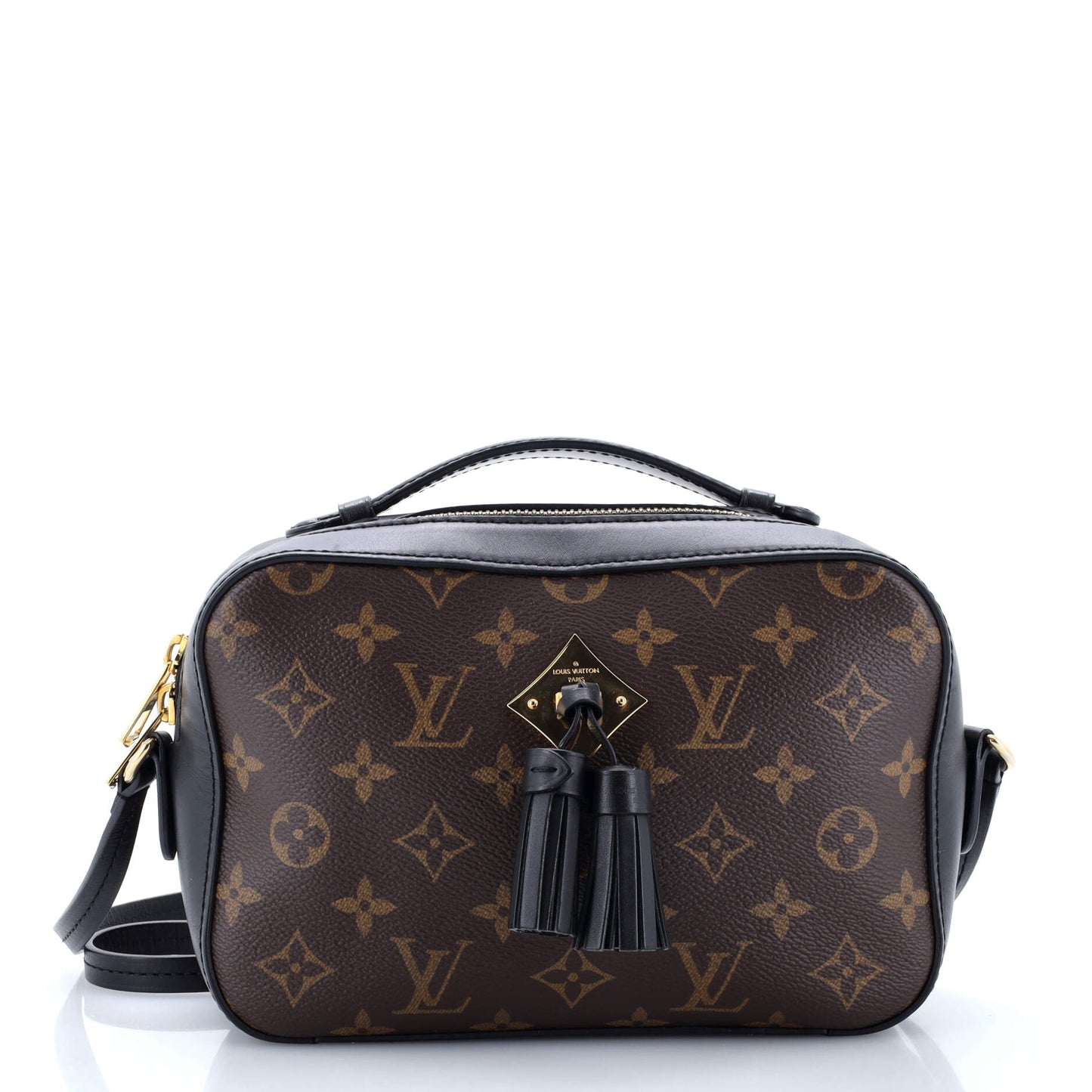 Louis Vuitton Saintonge Handbag With Leather Canvas Travel Bag Leather 30341515