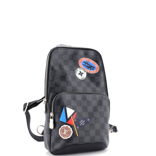 Louis Vuitton LV Avenue Sling Bag Limited Edition Damier Crossbody Bag