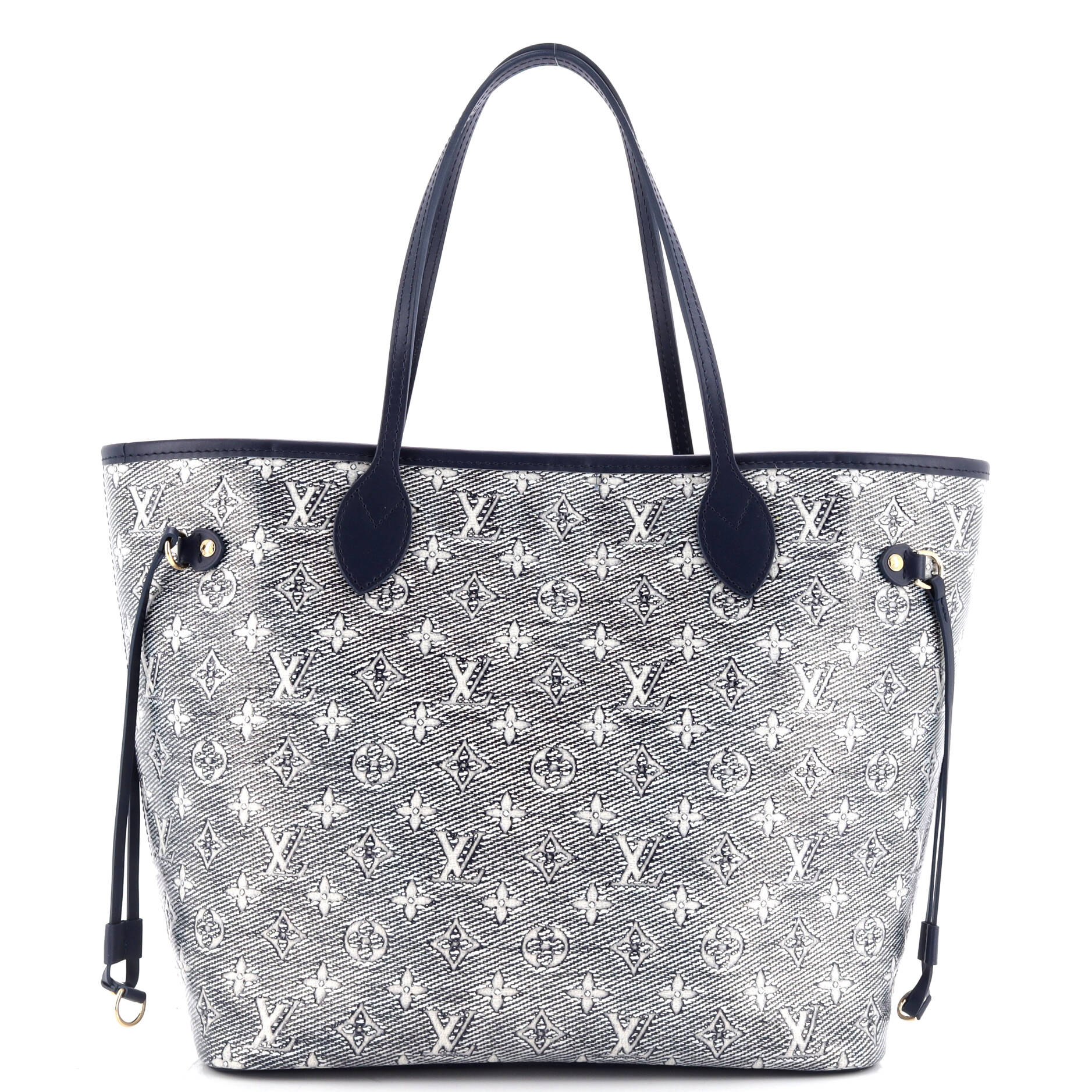 Louis Vuitton Neverfull Nm Tote Monoglam Jacquard Mm Canvas Tote Bag
