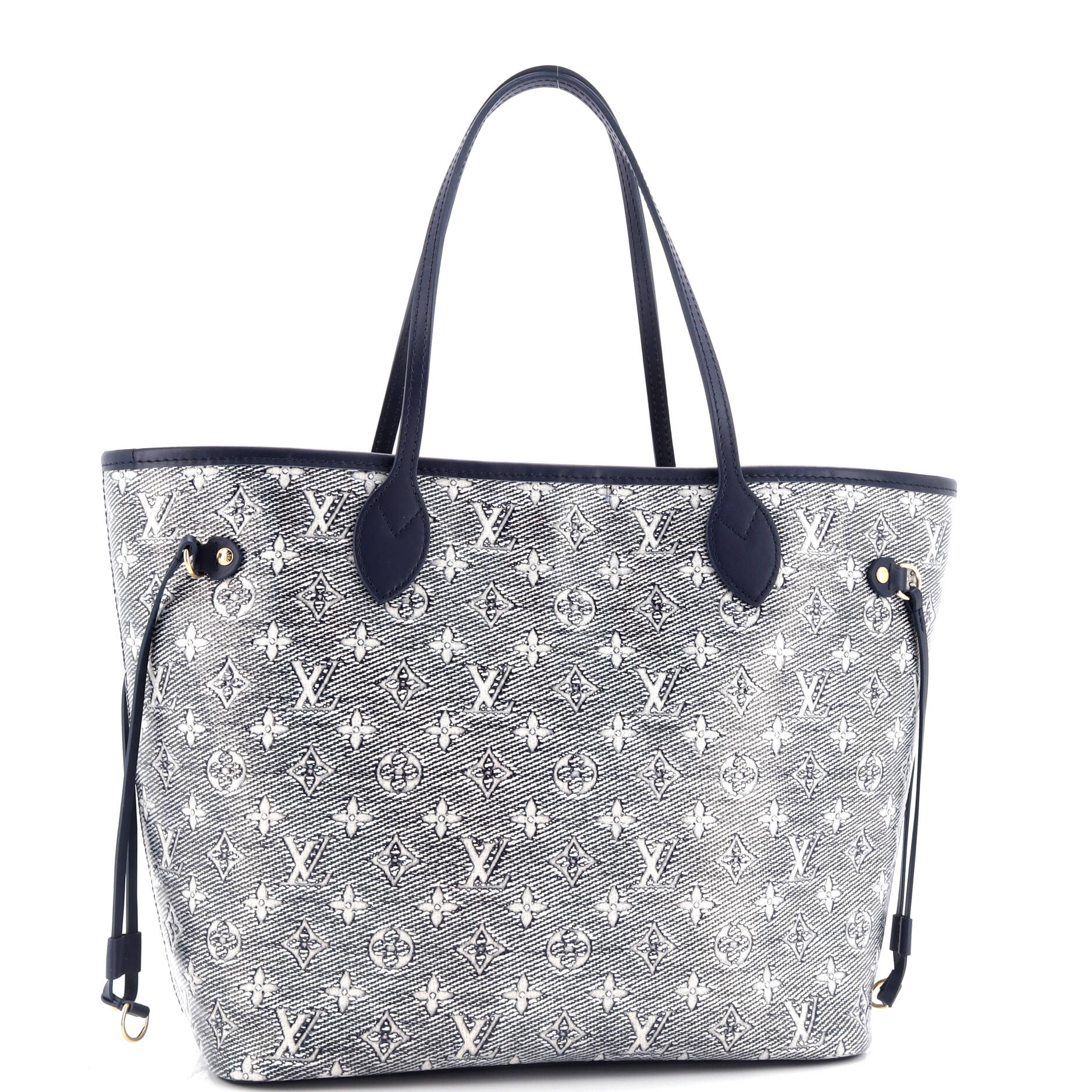 Louis Vuitton Neverfull Nm Tote Monoglam Jacquard Mm Canvas Tote Bag
