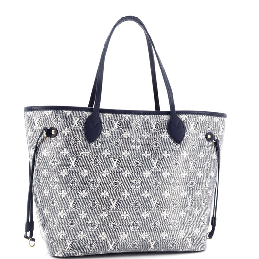 Louis Vuitton Neverfull Nm Tote Monoglam Jacquard Mm Canvas Tote Bag