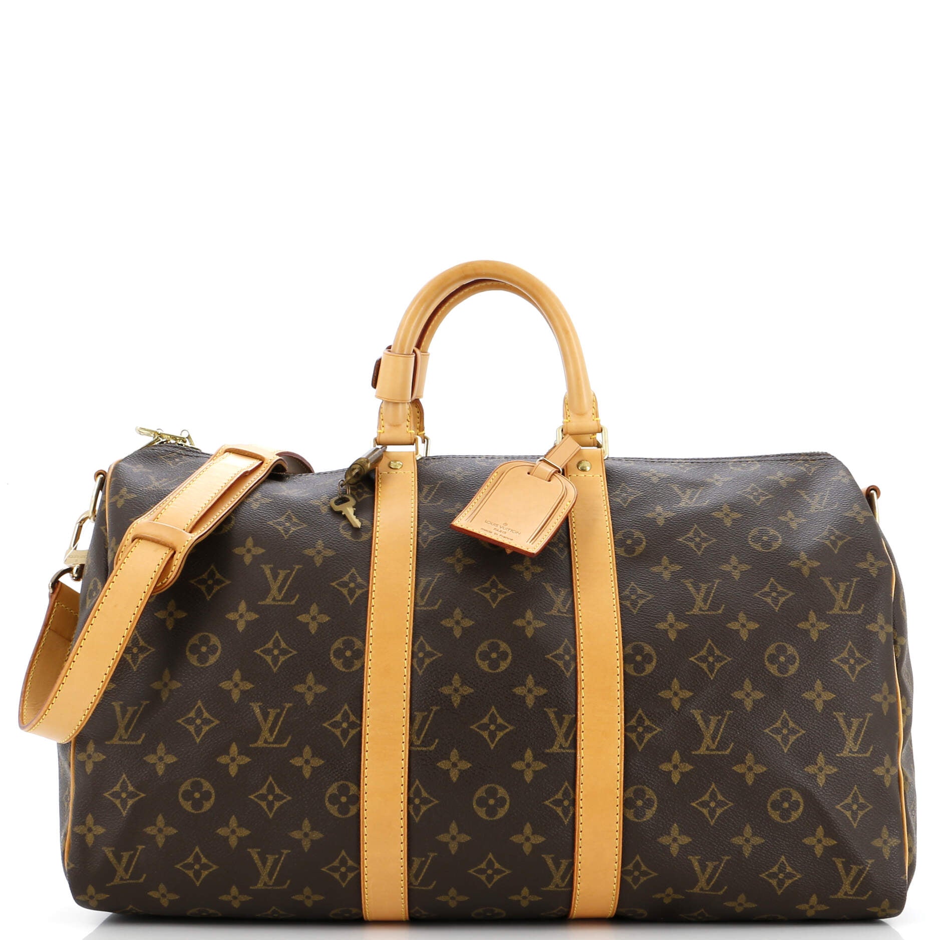 Louis Vuitton Keepall Bandouliere Bag Canvas Monogram Travel Bag Canvas 4530341538