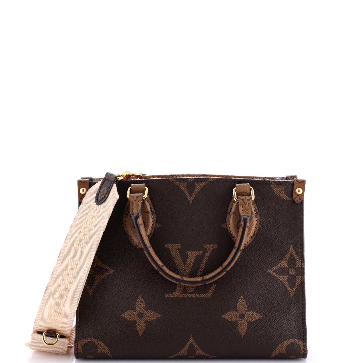 Louis Vuitton Onthego Tote Reverse Giant Pm Monogram Shoulder Bag Giant Pm30341549