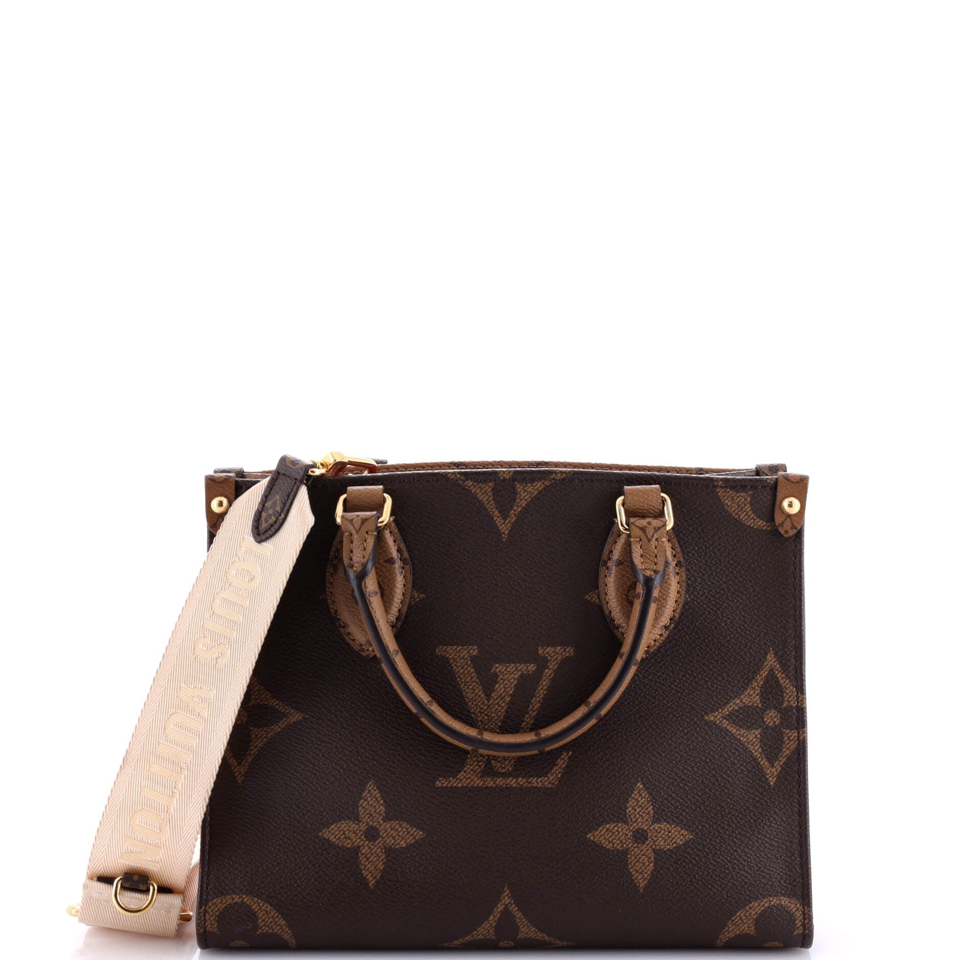Louis Vuitton Onthego Tote Reverse Giant Pm Monogram Shoulder Bag Giant Pm30341549