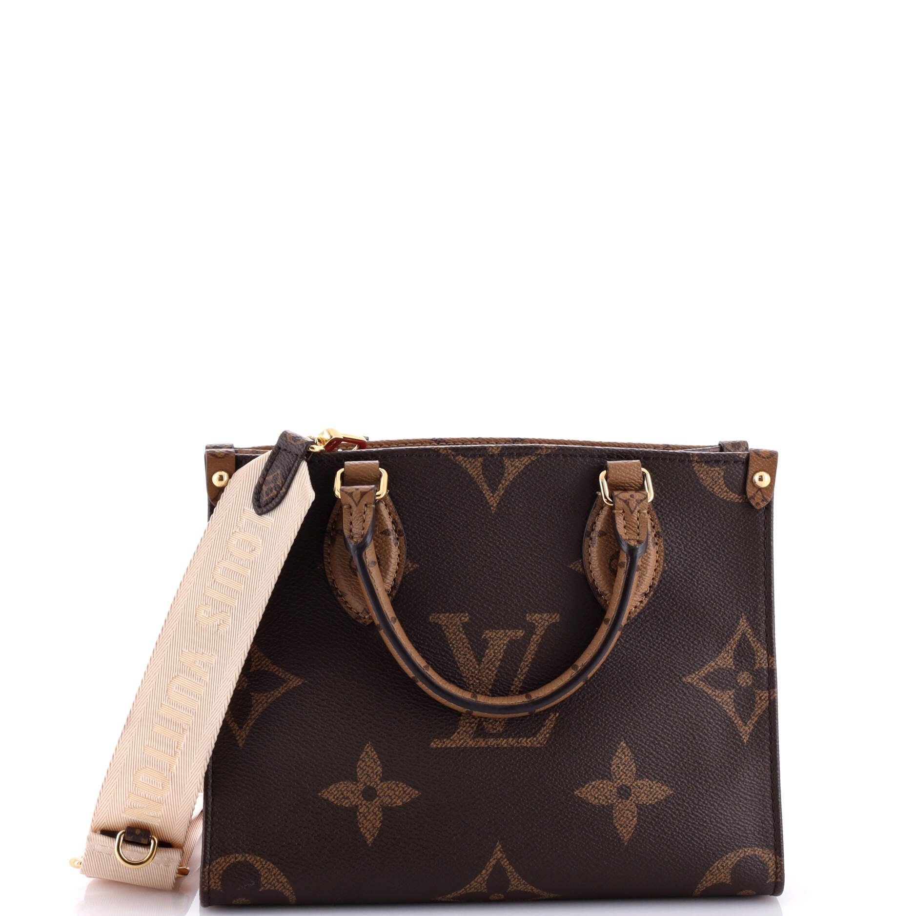 Louis Vuitton Onthego Tote Reverse Giant Pm Monogram Shoulder Bag Giant Pm30341549