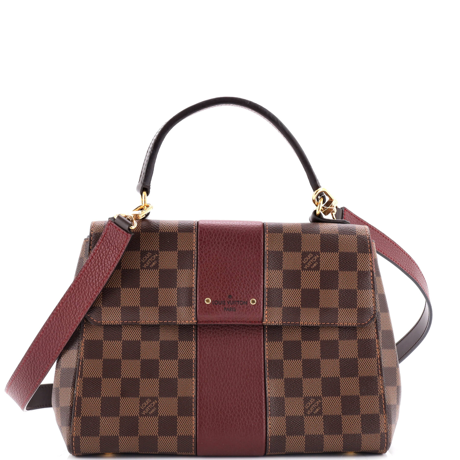 Louis Vuitton Bond Street Handbag Damier With Mm Leather Travel Bag Leather Mm30341561
