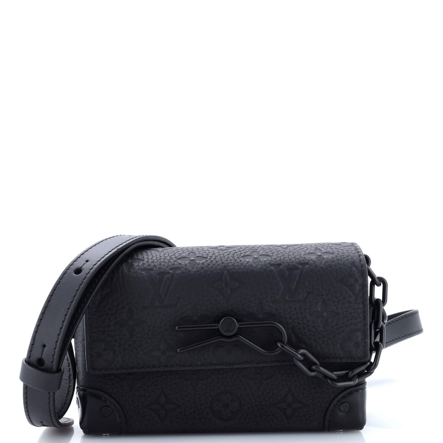 Louis Vuitton Steamer Wearable Wallet Taurillon Shoulder Bag Leather Monogram Leather 30341569