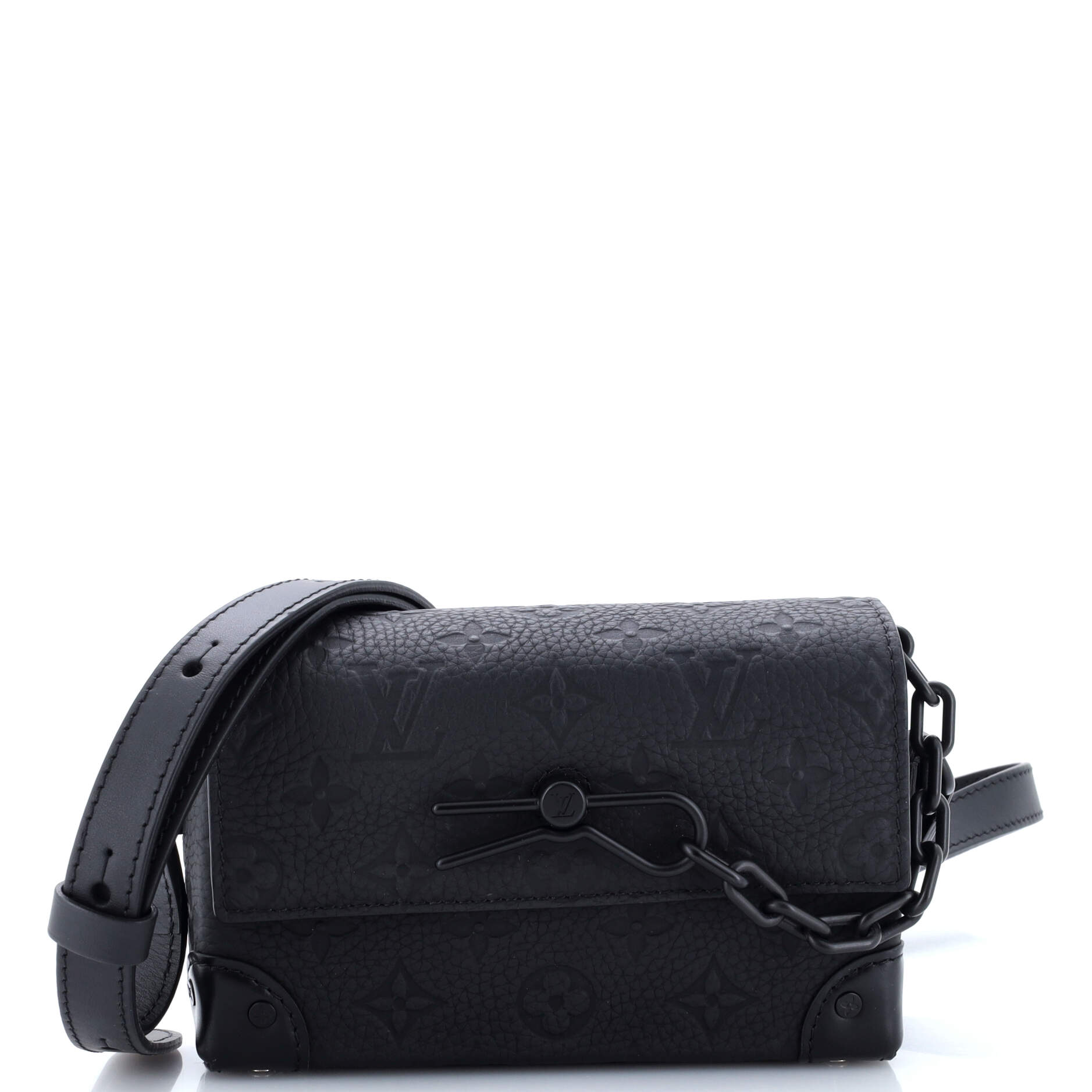 Louis Vuitton Steamer Wearable Wallet Taurillon Shoulder Bag Leather Monogram Leather 30341569