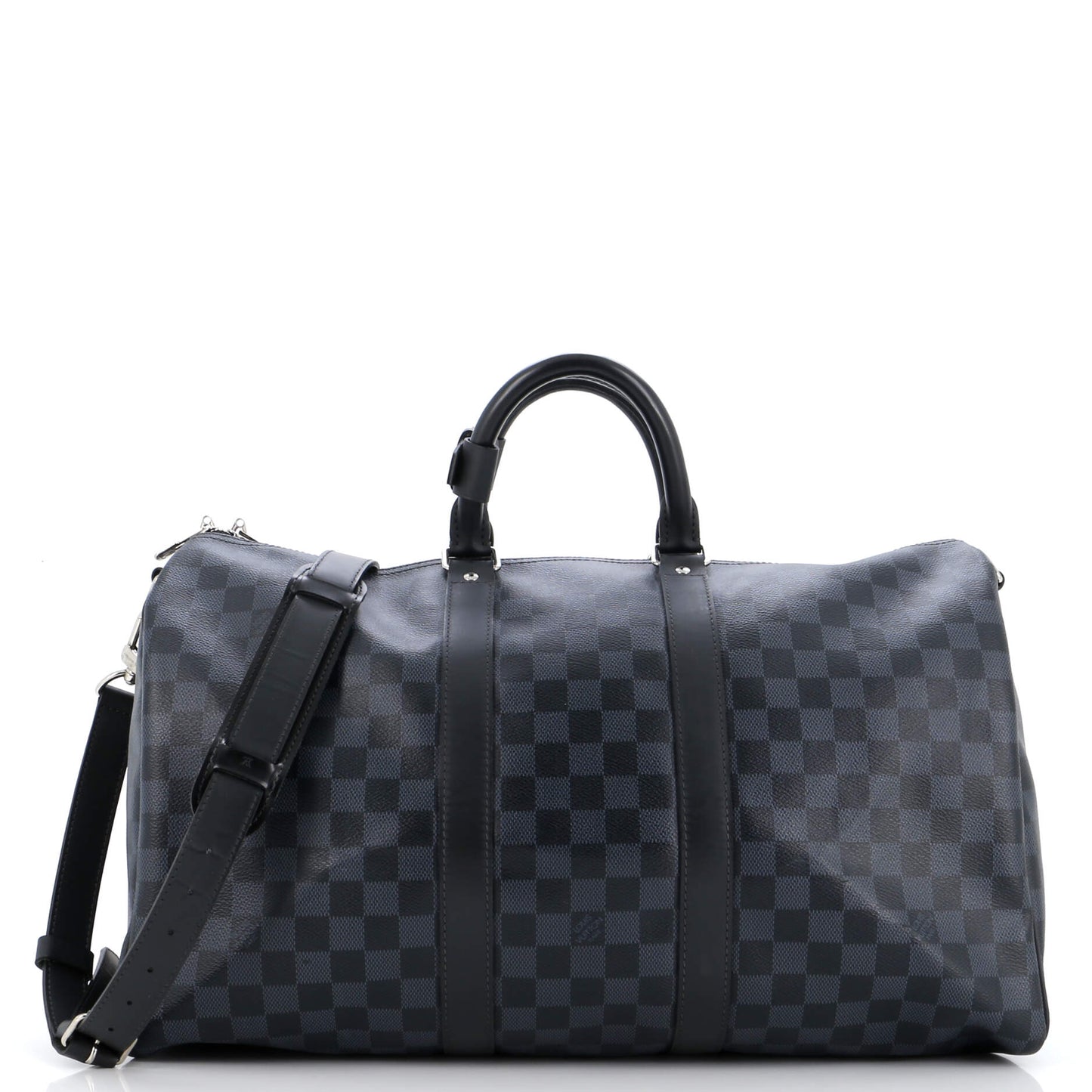 Louis Vuitton Keepall Bandouliere Bag Damier Cobalt Travel Bag