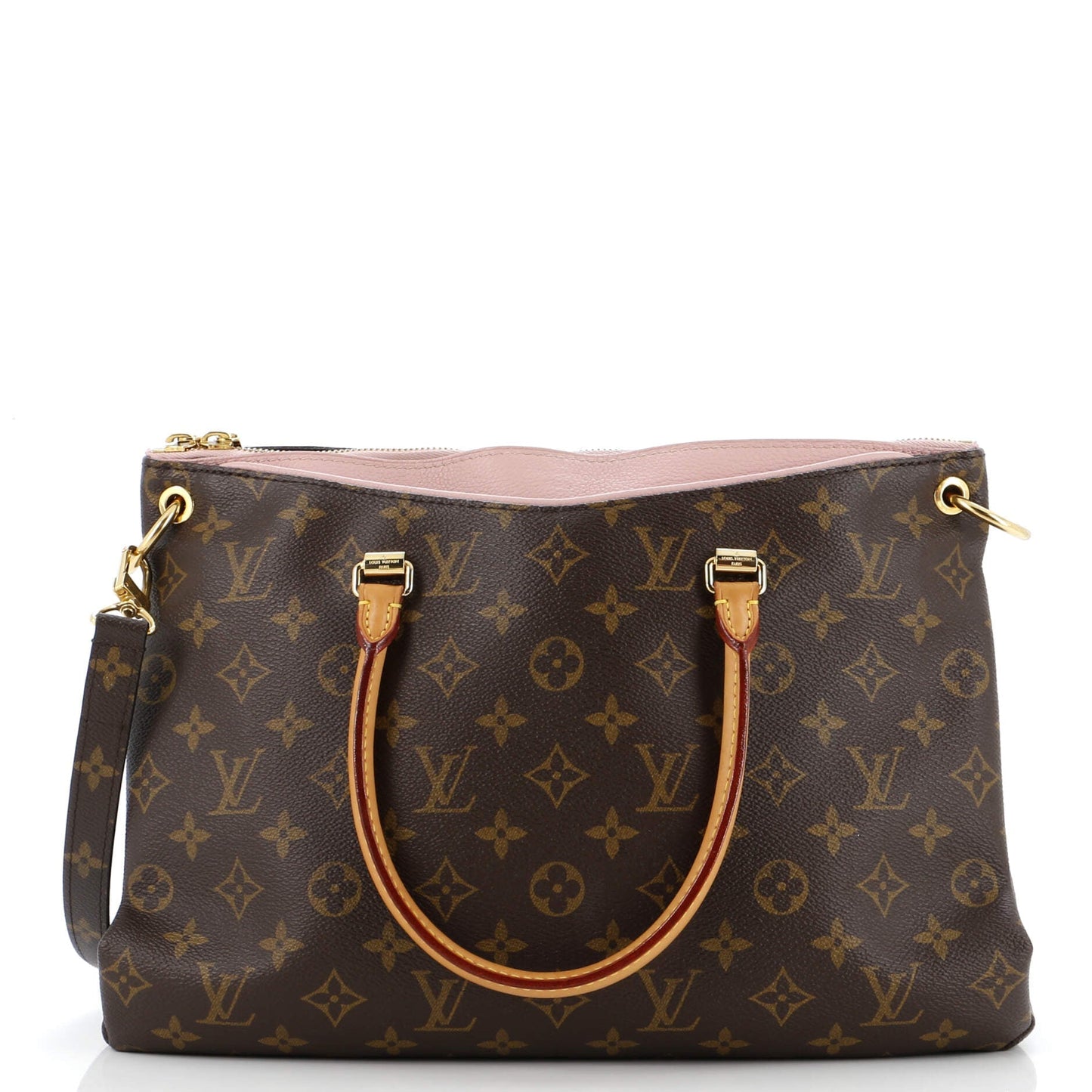 Louis Vuitton Pallas Tote Canvas Monogram Shoulder Bag Canvas 3034221