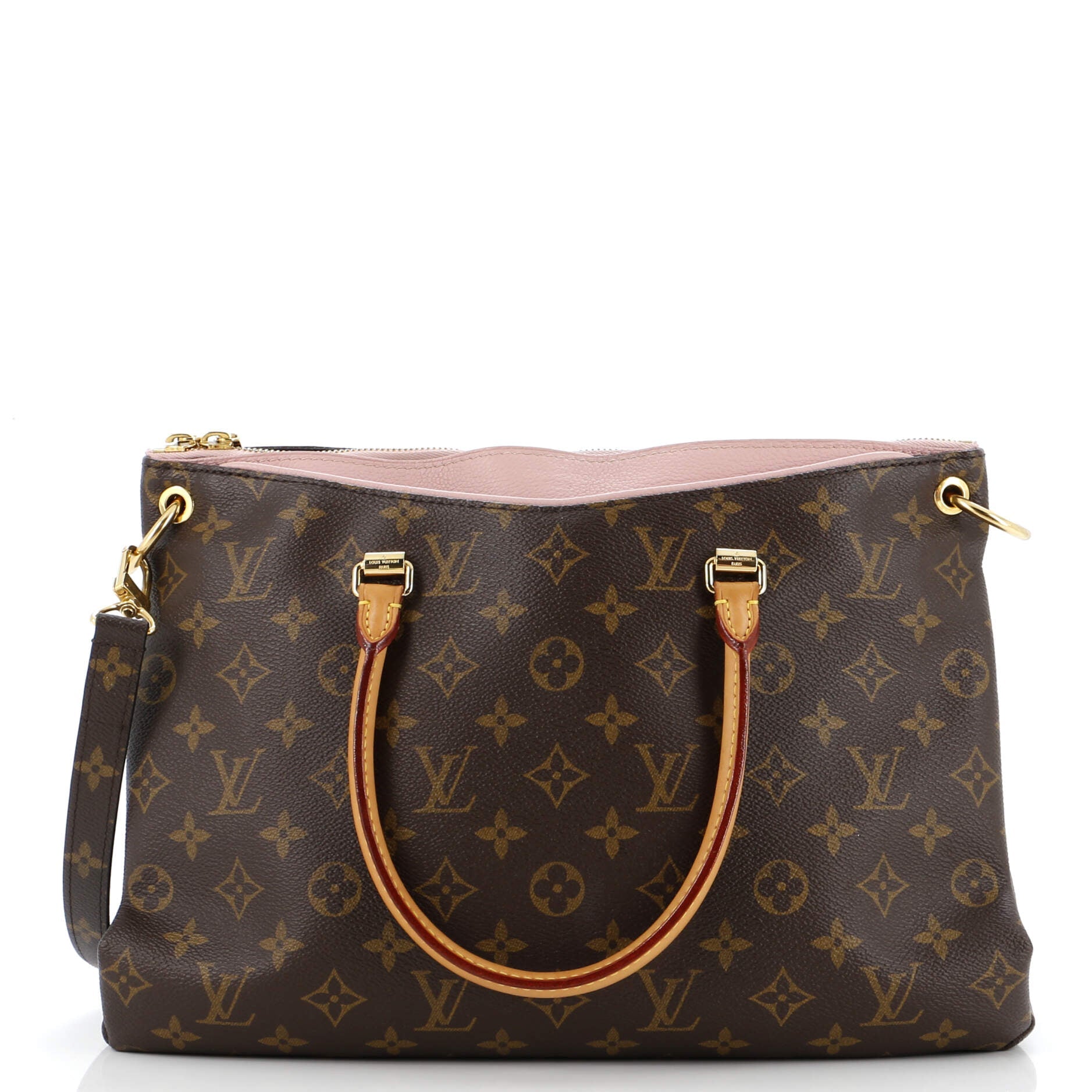 Louis Vuitton Pallas Tote Canvas Monogram Shoulder Bag Canvas 3034221