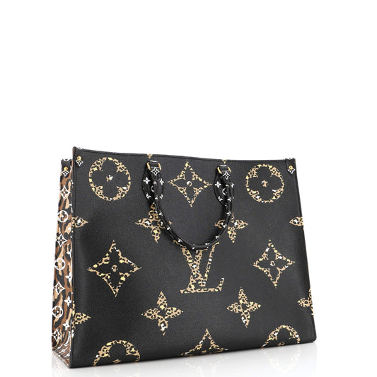 Louis Vuitton Onthego Tote Limited Edition Jungle Giant Gm Monogram Tote Bag Giant Gm3034541