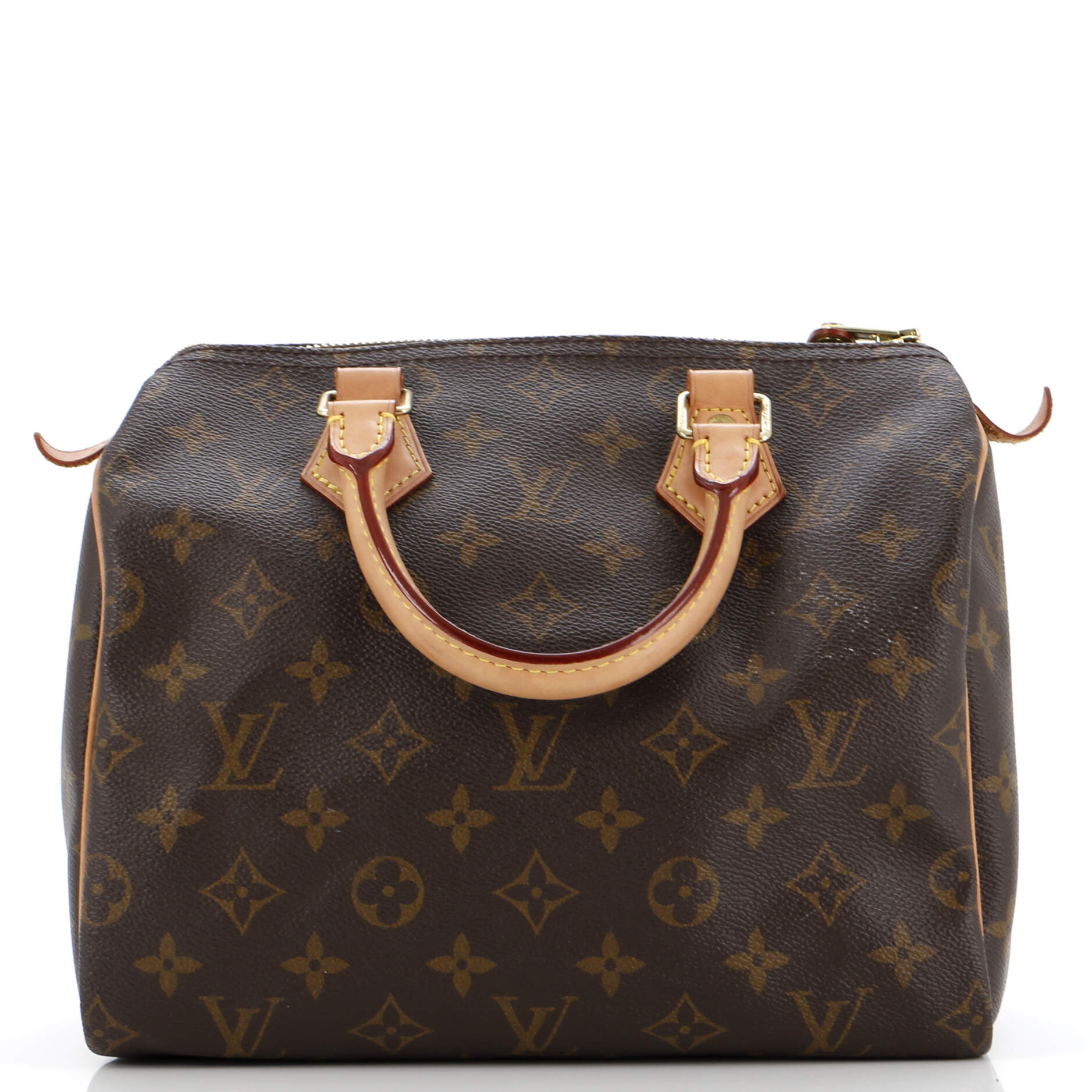 Louis Vuitton Speedy Handbag Canvas Monogram Travel Bag Canvas 253034651