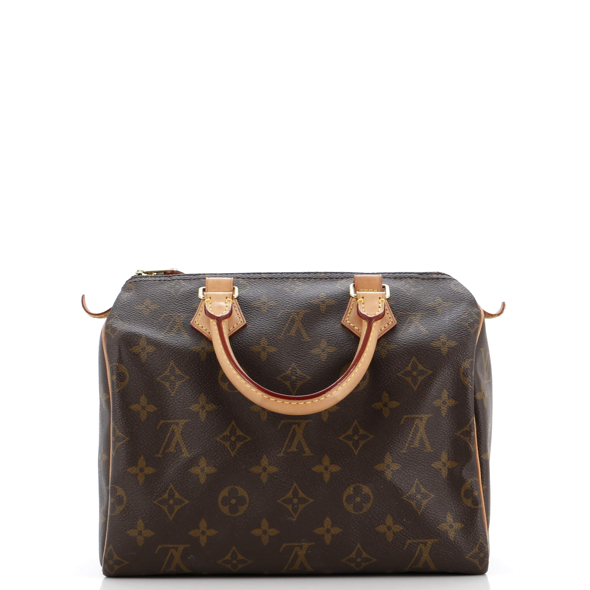 Louis Vuitton Speedy Handbag Canvas Monogram Travel Bag Canvas 253034651