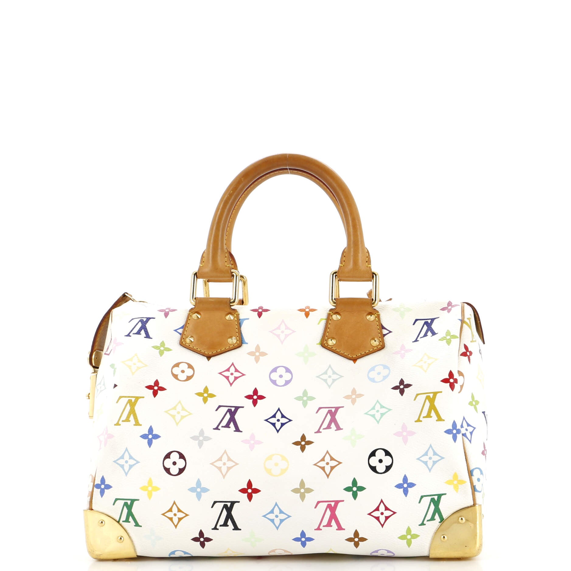 Louis Vuitton Speedy Handbag Multicolor Monogram Travel Bag Multicolor 303034721