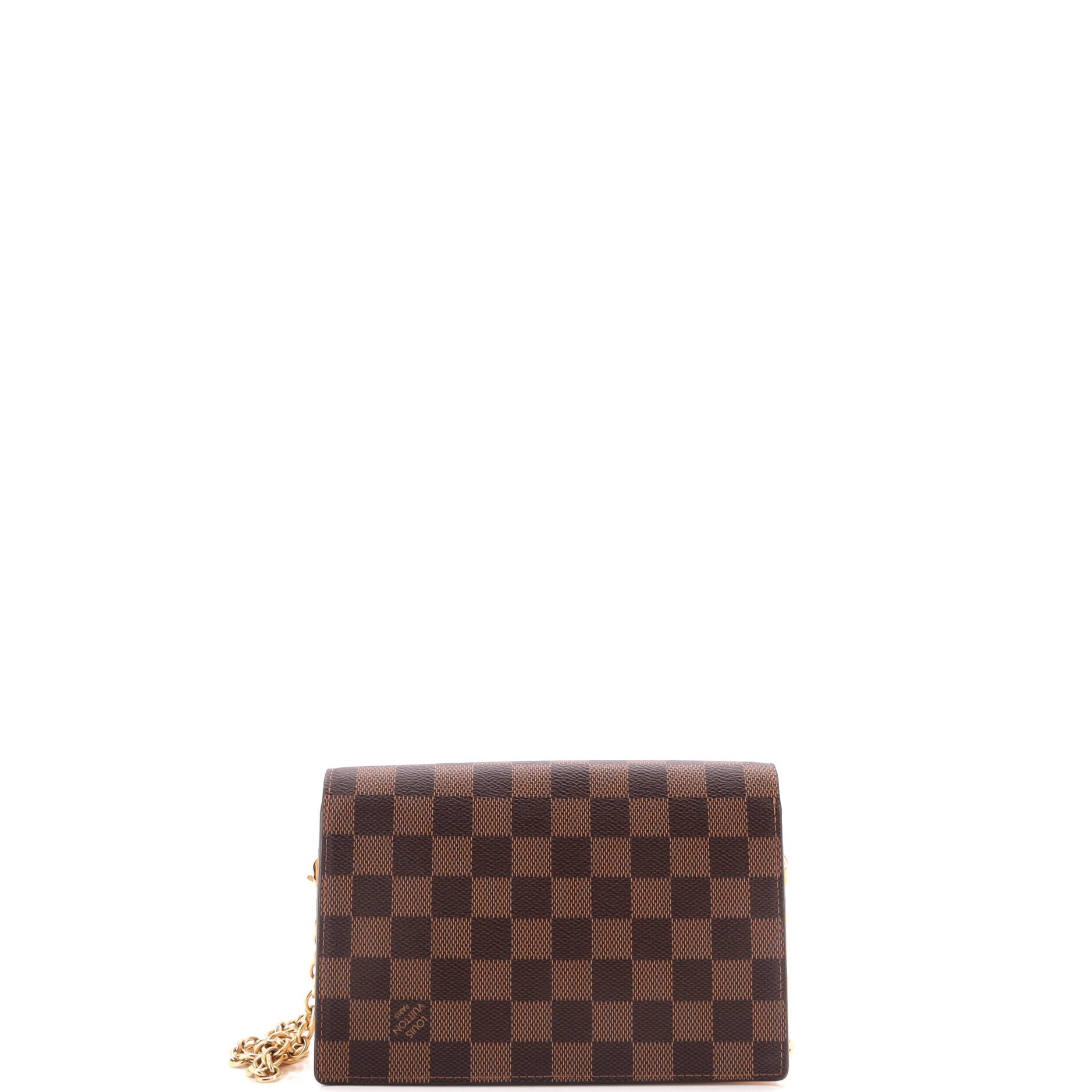 Louis Vuitton Vavin Wallet Nm Damier With Handbag Leather Chain Travel Bag
