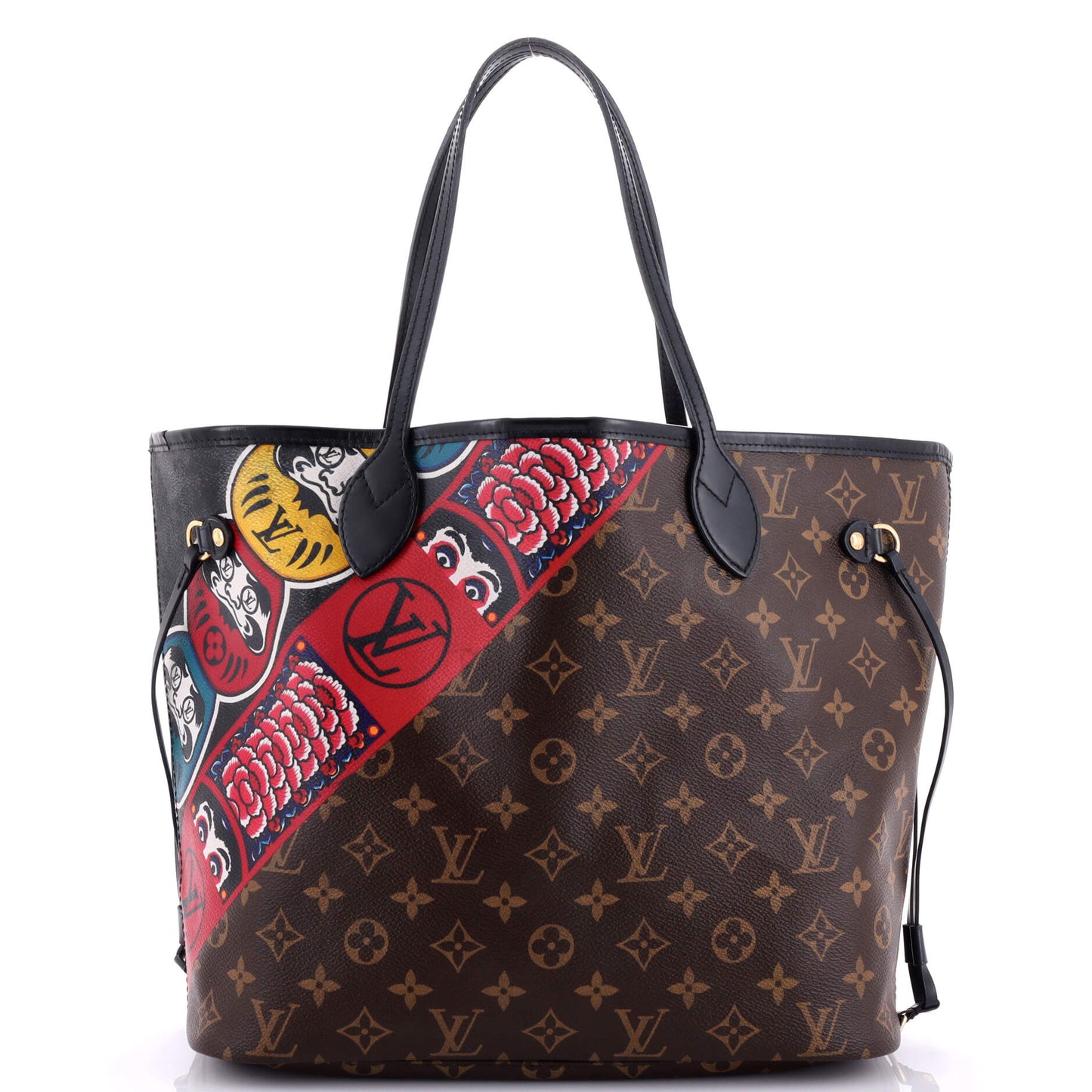 Louis Vuitton Neverfull Nm Tote Limited Edition Kabuki Mm Canvas Monogram Tote Bag