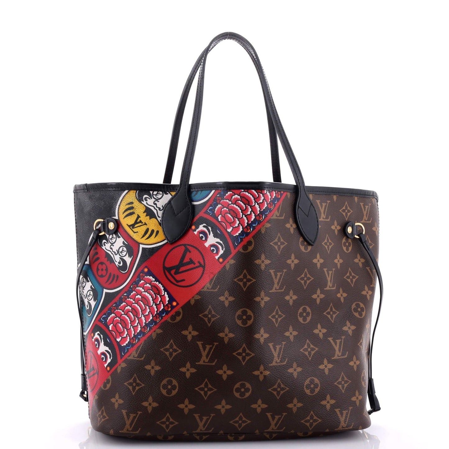 Louis Vuitton Neverfull Nm Tote Limited Edition Kabuki Mm Canvas Monogram Tote Bag