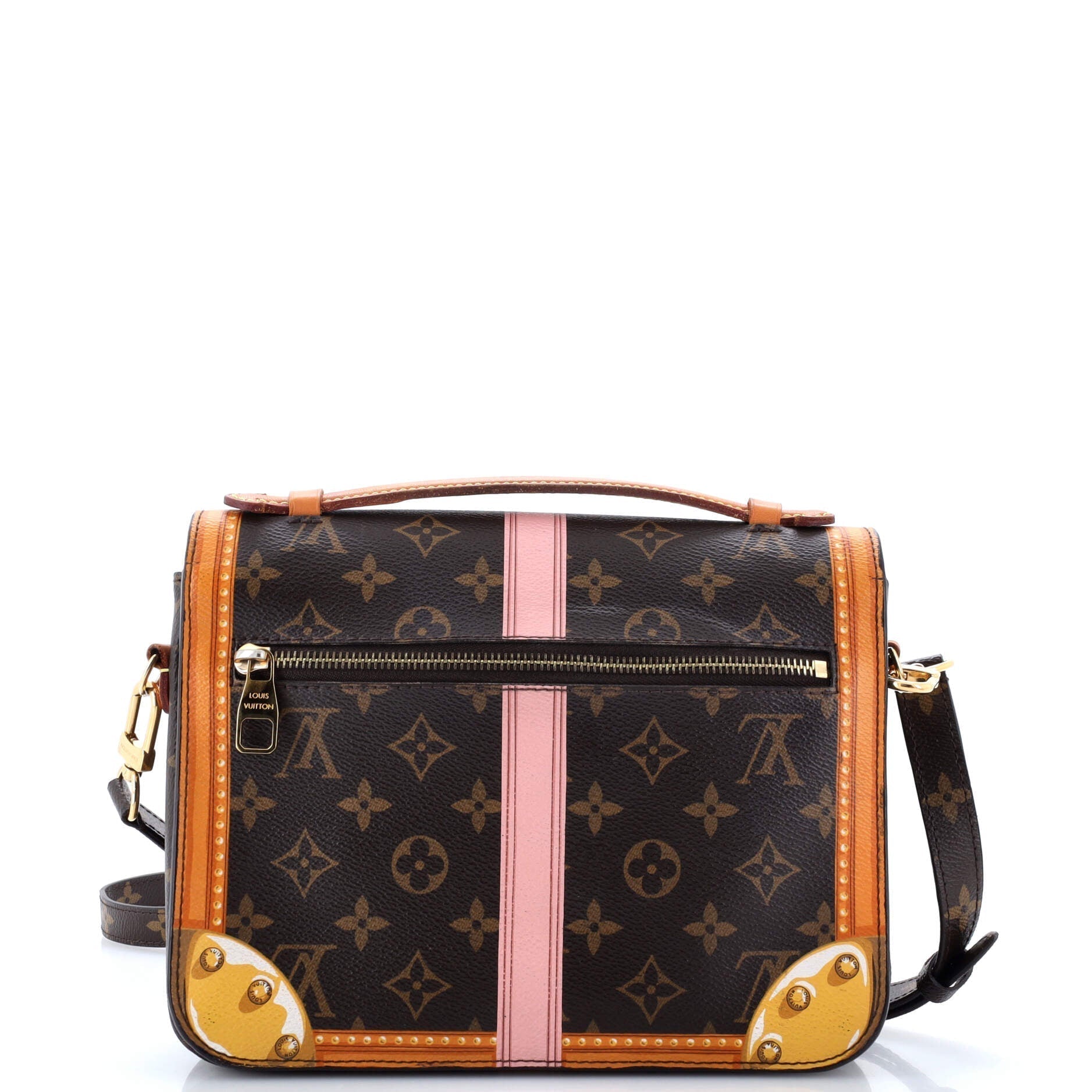 Louis Vuitton Pochette Metis Limited Edition Summer Trunks Shoulder Canvas Monogram Shoulder Bag Canvas 3035962