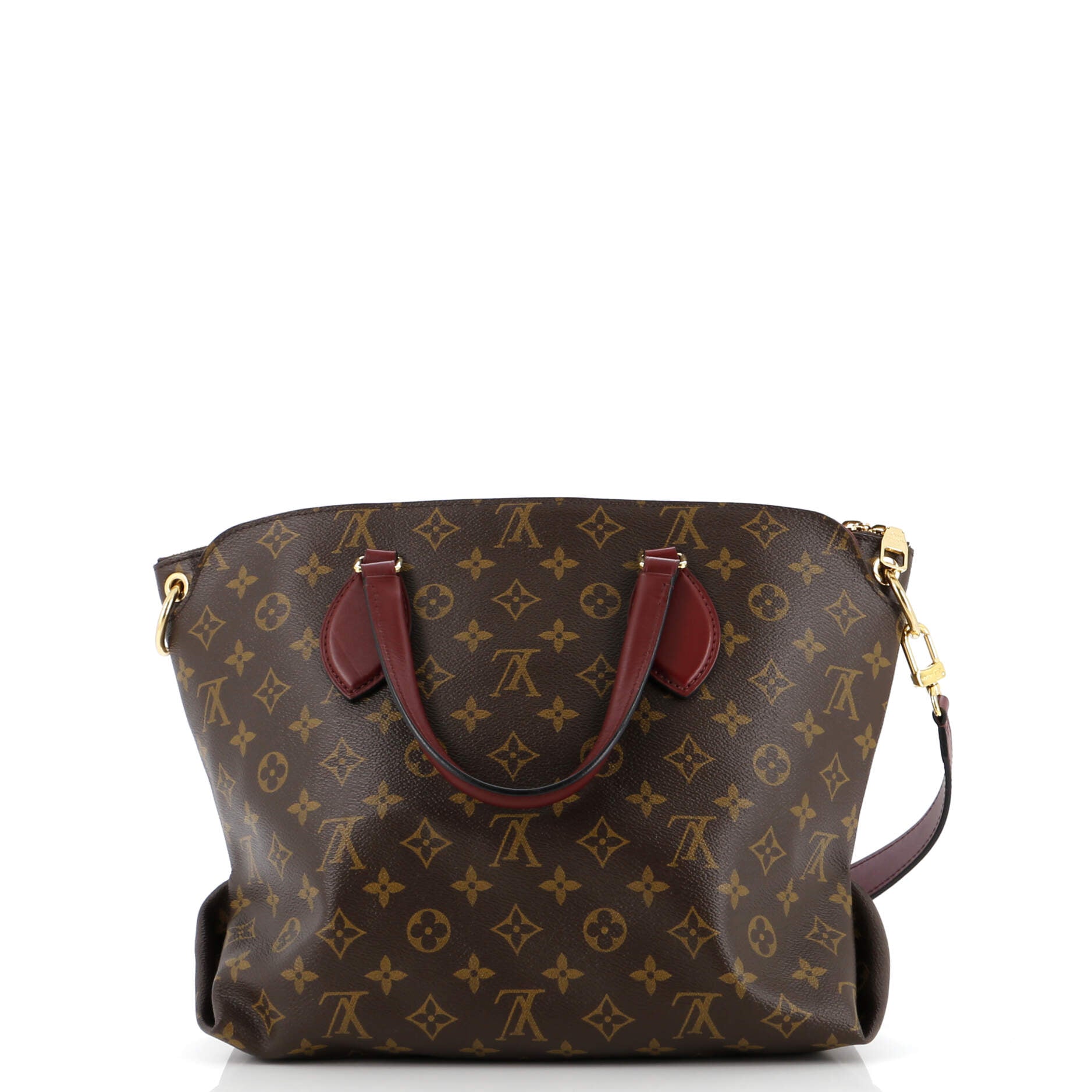 Louis Vuitton Flower Zipped Tote Mm Canvas Monogram Shoulder Bag Canvas Mm30363511