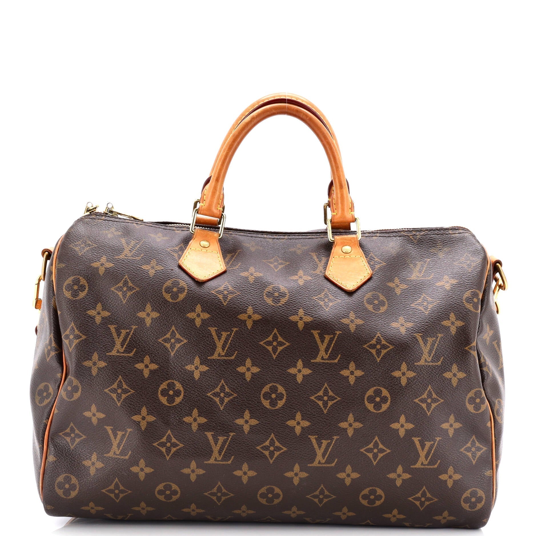 Louis Vuitton Speedy Bandouliere Bag Canvas Monogram Travel Bag Canvas 353036743