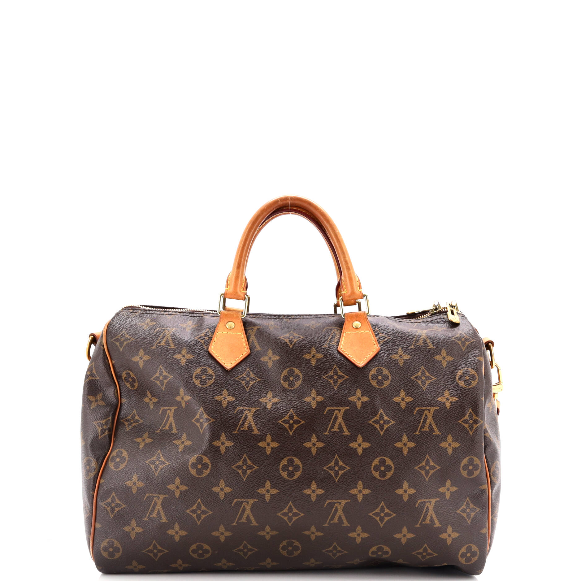 Louis Vuitton Speedy Bandouliere Bag Canvas Monogram Travel Bag Canvas 353036743
