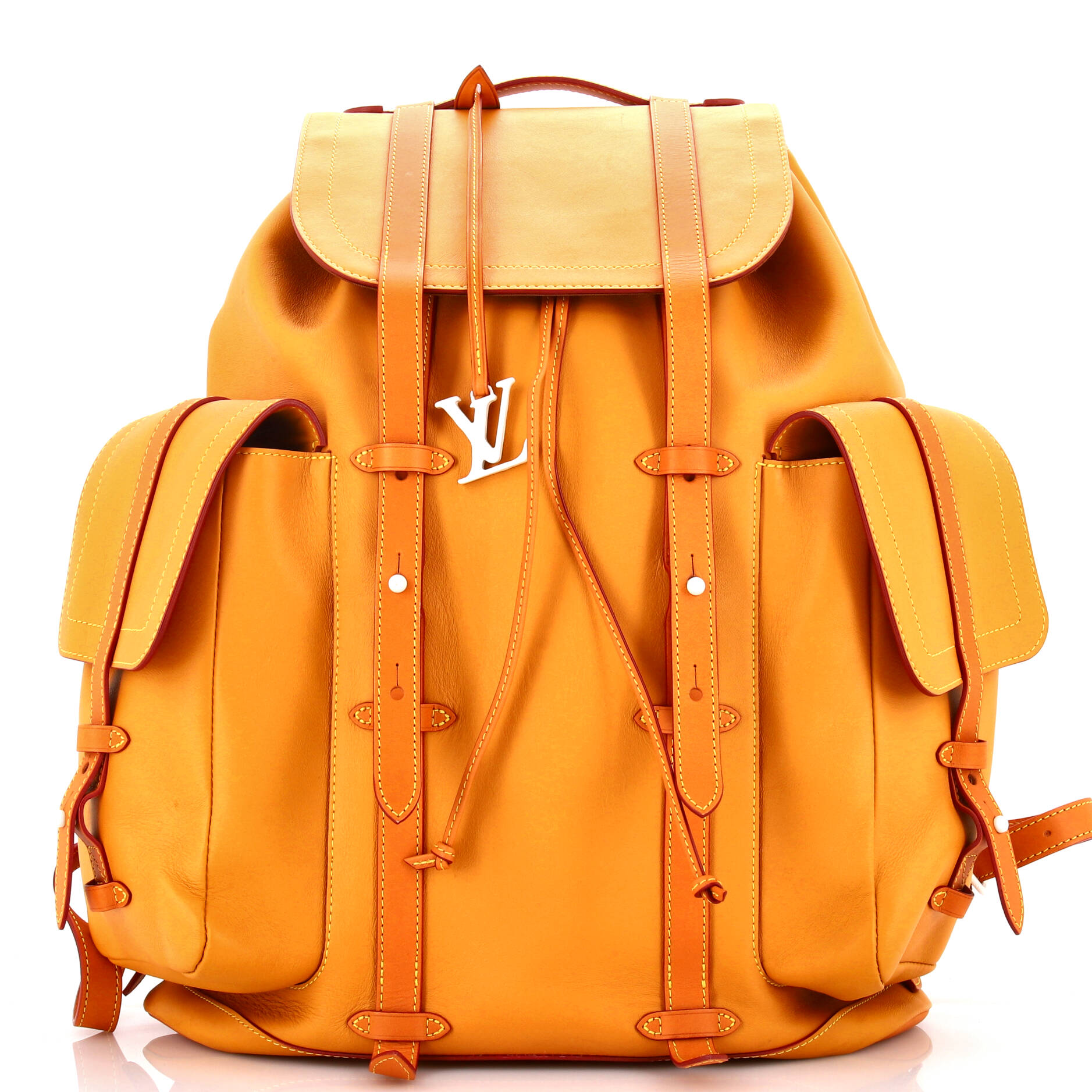 Louis Vuitton Christopher Backpack Vachetta Gm Leather