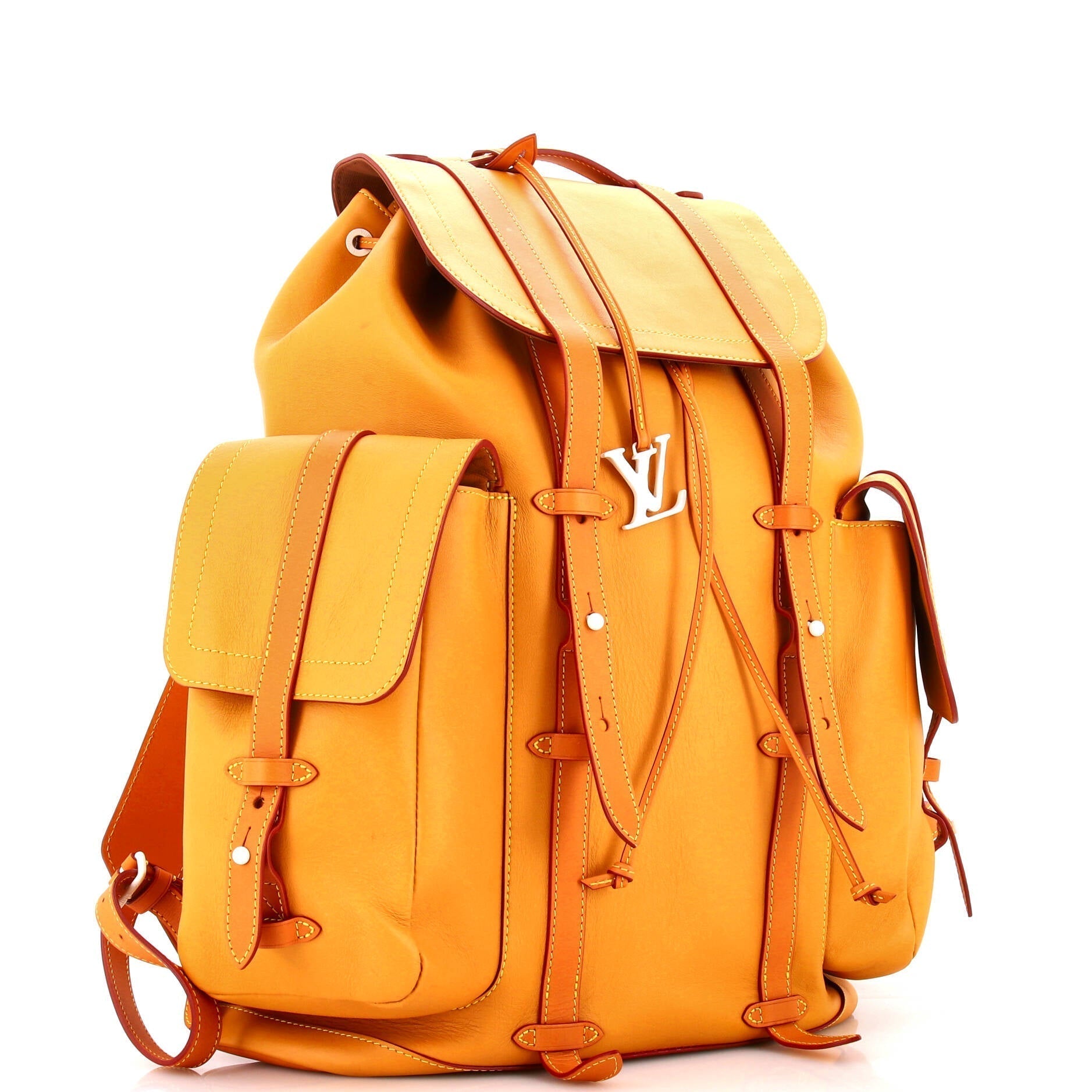 Louis Vuitton Christopher Backpack Vachetta Gm Leather
