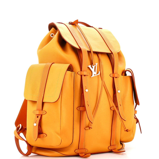 Louis Vuitton Christopher Backpack Vachetta Gm Leather
