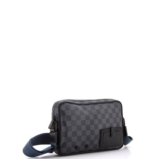 Louis Vuitton Alpha Messenger Bag Damier Graphite Travel Bag