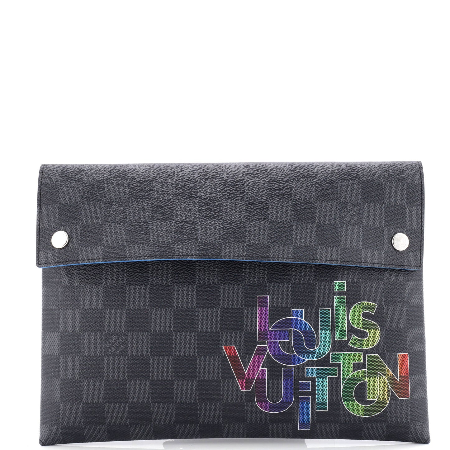 Louis Vuitton Pochette Alpha Triple Limited Edition Interlinked Damier Logo Clutch Bag
